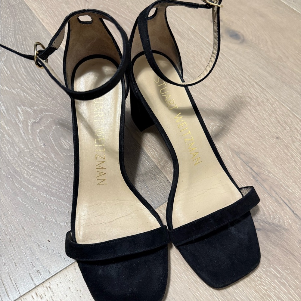 Stuart Weitzman Black Women's Sandals